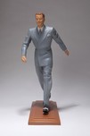 Art Deco Shoe Advertising Character - Stylish Metal Figure